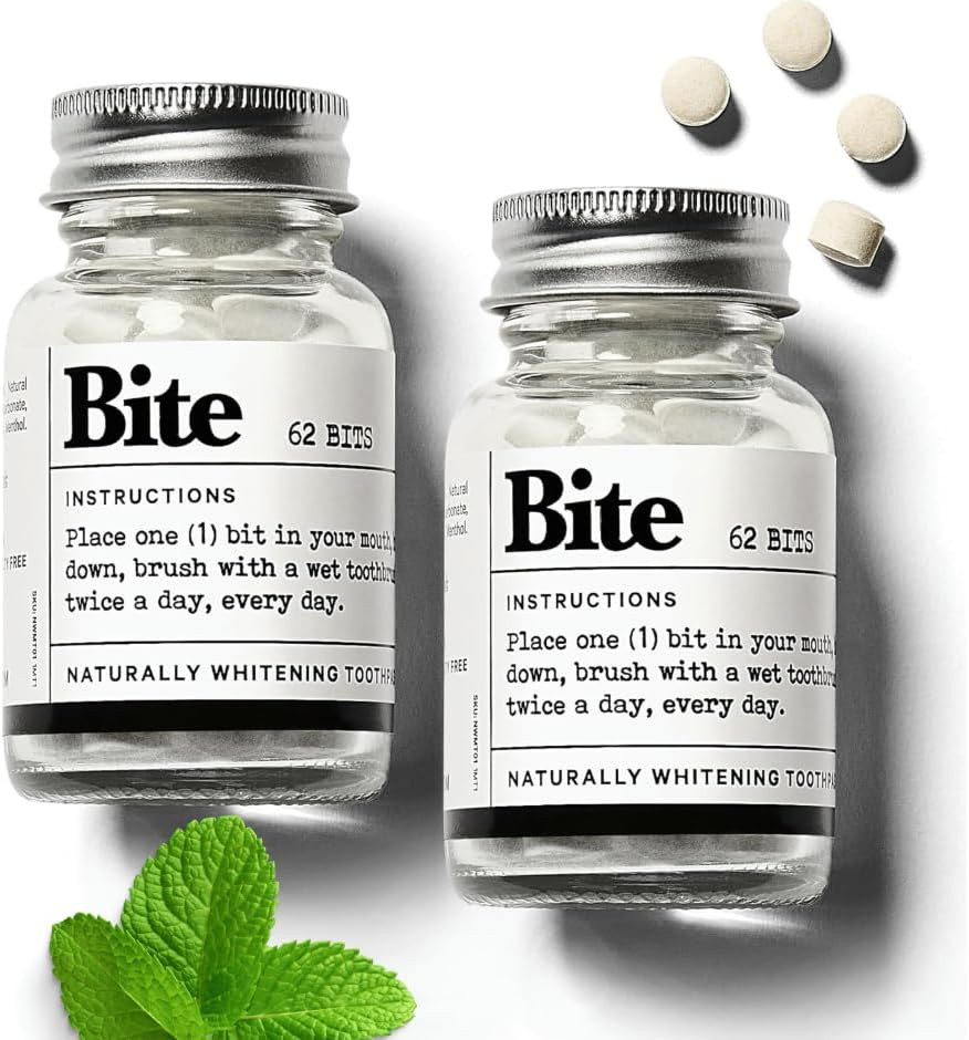 Bite Whitening Toothpaste Tablets – 2 Months – Fluoride Free, Nano Hydroxyapatite + Xylitol, ... | Amazon (US)