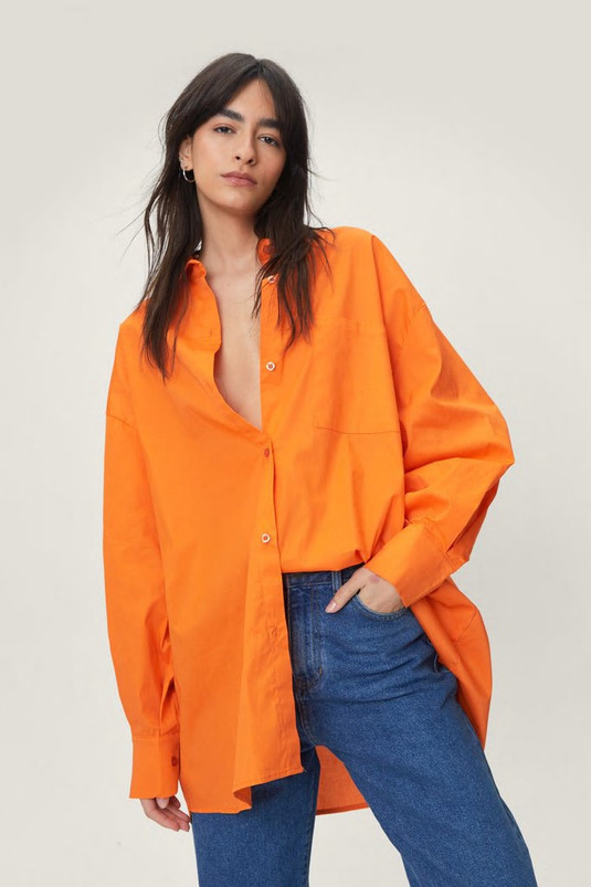 Oversized Poplin Shirt | Nasty Gal (US)
