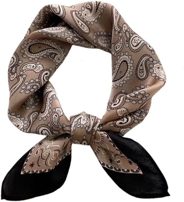 Tim & Tina Square 100% Mulberry Silk 21'' x 21'' Hair Scarf Head Sleeping Wrap Satin Head Scarf for Women | Amazon (US)