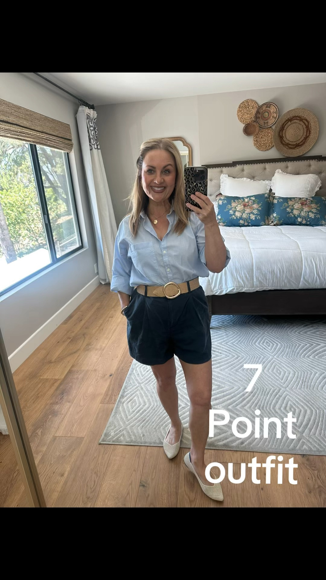 Classic style never goes out of fashion. 💙
This outfit gives me effortless Ralph Lauren vibes with a modern twist—and the best part? Every clothing piece is from LOFT! The lightweight button-down is perfect for hot summer days, and these navy shorts are so flattering and comfortable. I paired them with my favorite Rothy’s flats for a polished look that’s comfortable enough for a full day of client meetings.

If you’re looking for timeless pieces you’ll reach for again and again, this outfit is it.

#LTKWorkwear #LTKootd #LTKOver40