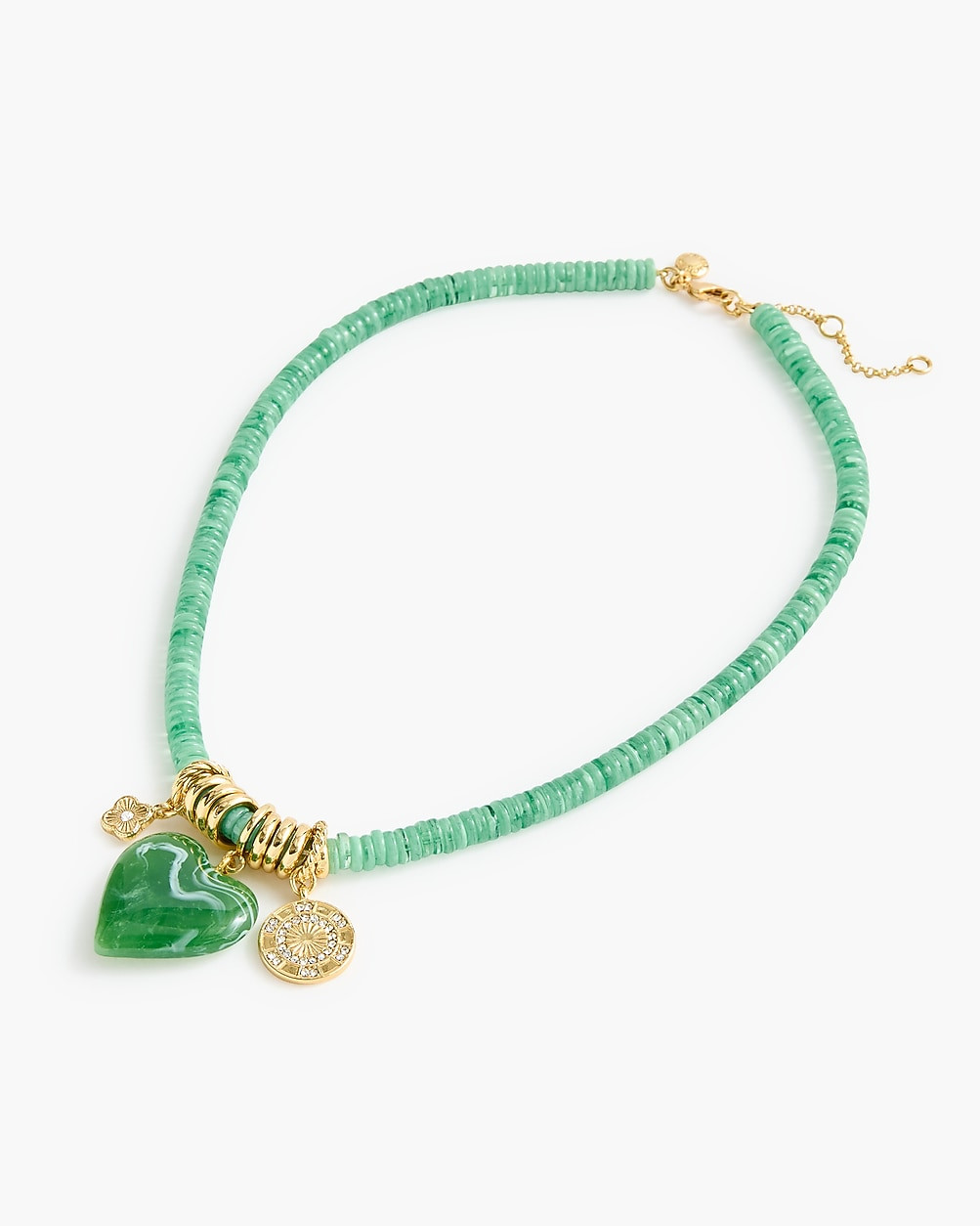 Beaded charm necklace | J.Crew Factory
