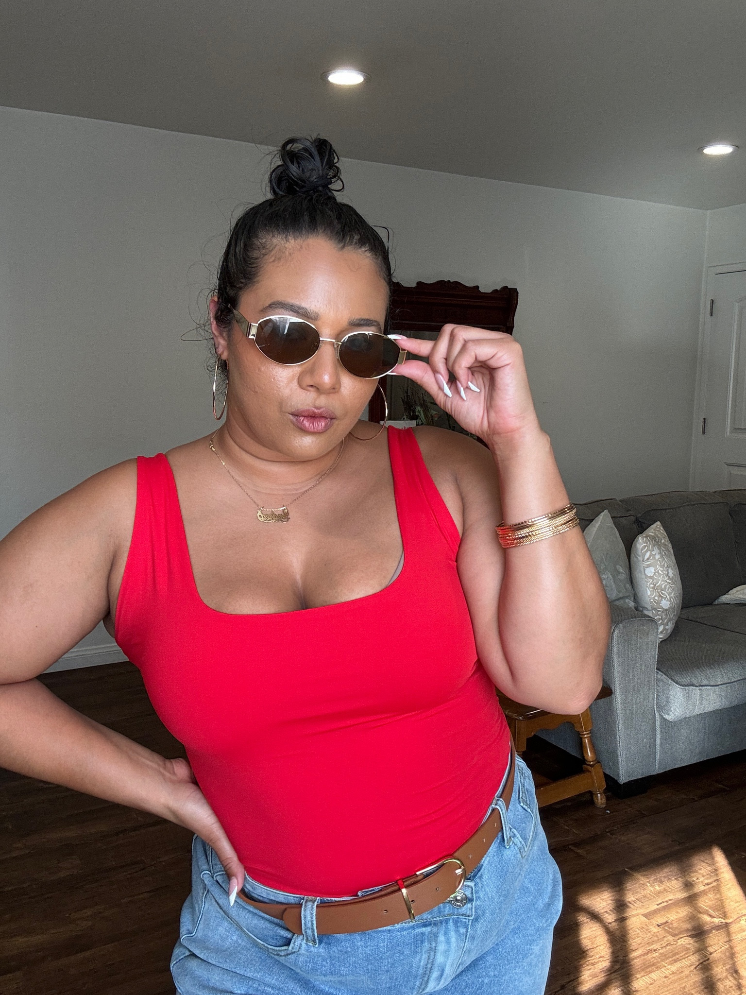 When you need affordable sunglasses, Sojos on Amazon are my go to’s. I’ve been wearing this brand for years and I love the quality and how affordable it is! You just can’t beat it. They are perfect for going out, casual wear, vacation, or for pool/ beach days. 

Sunglasses- brown / tortoise 
Top- large 

Amazon sunglasses, affordable sunglasses, sojos, sojos sunglasses, cute sunnies , everyday sunglasses, tank top , Amazon finds 

#LTKStyleTip #LTKSummerSales #LTKSaleAlert