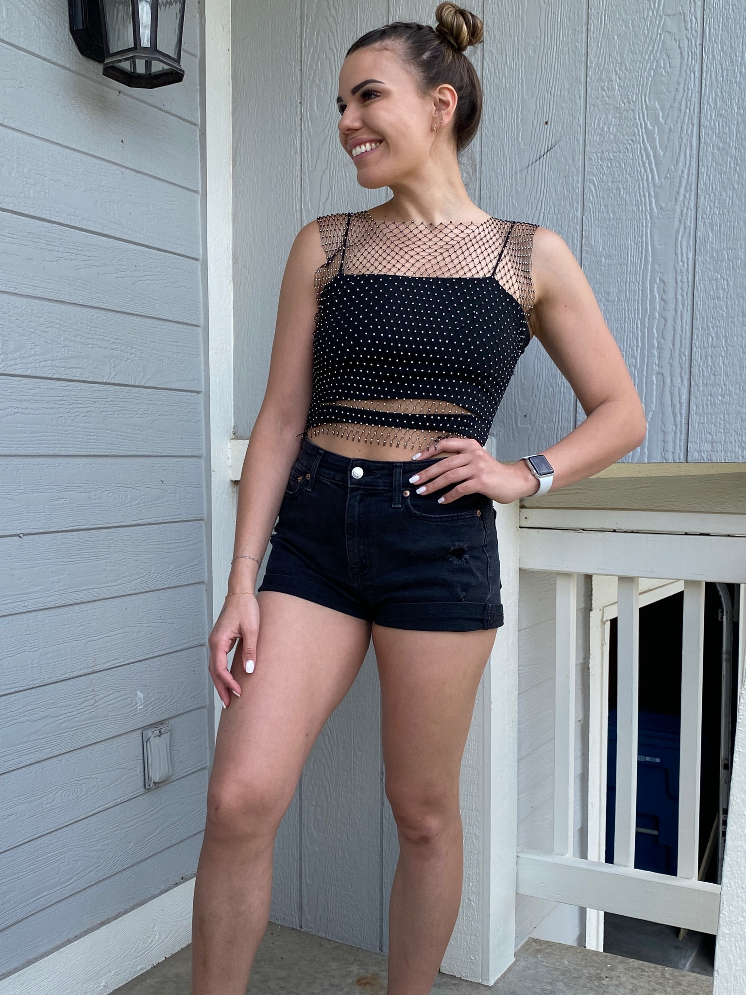 This one size mesh top is perfect for a festival or concert! I received so many compliments and you can get creative with what you wear under it  

#LTKFindsUnder50 #LTKStyleTip #LTKSaleAlert