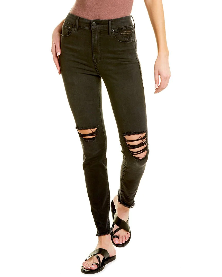 GOOD AMERICAN Good Waist Black Skinny Jean | Shop Simon