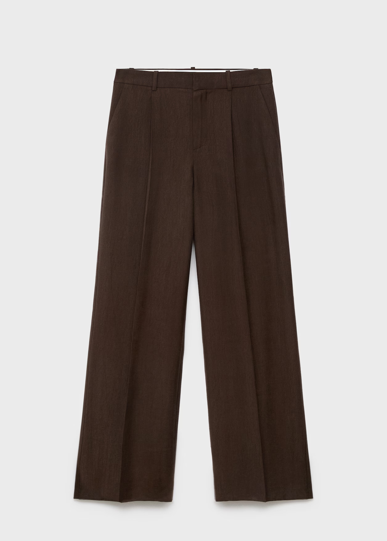 Straight pants suit lyocell - Women | MANGO USA | Mango (US/MX/AU)