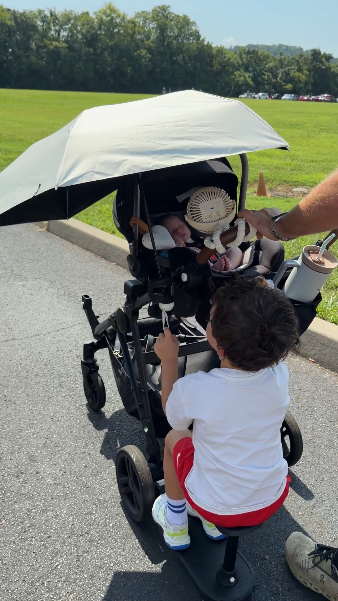 Farmers market strollll . This riding board has been the biggest win!

Mockingbird stroller

#LTKmomlife #LTKBaby #LTKKids
