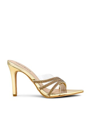 superdown Lynn Heel in Gold from Revolve.com | Revolve Clothing (Global)