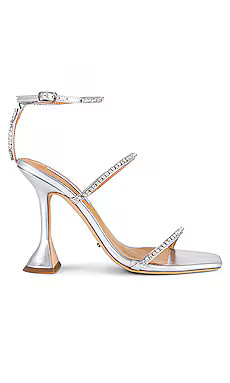 Tony Bianco Shy Sandal in Silver Nappa Metallic from Revolve.com | Revolve Clothing (Global)