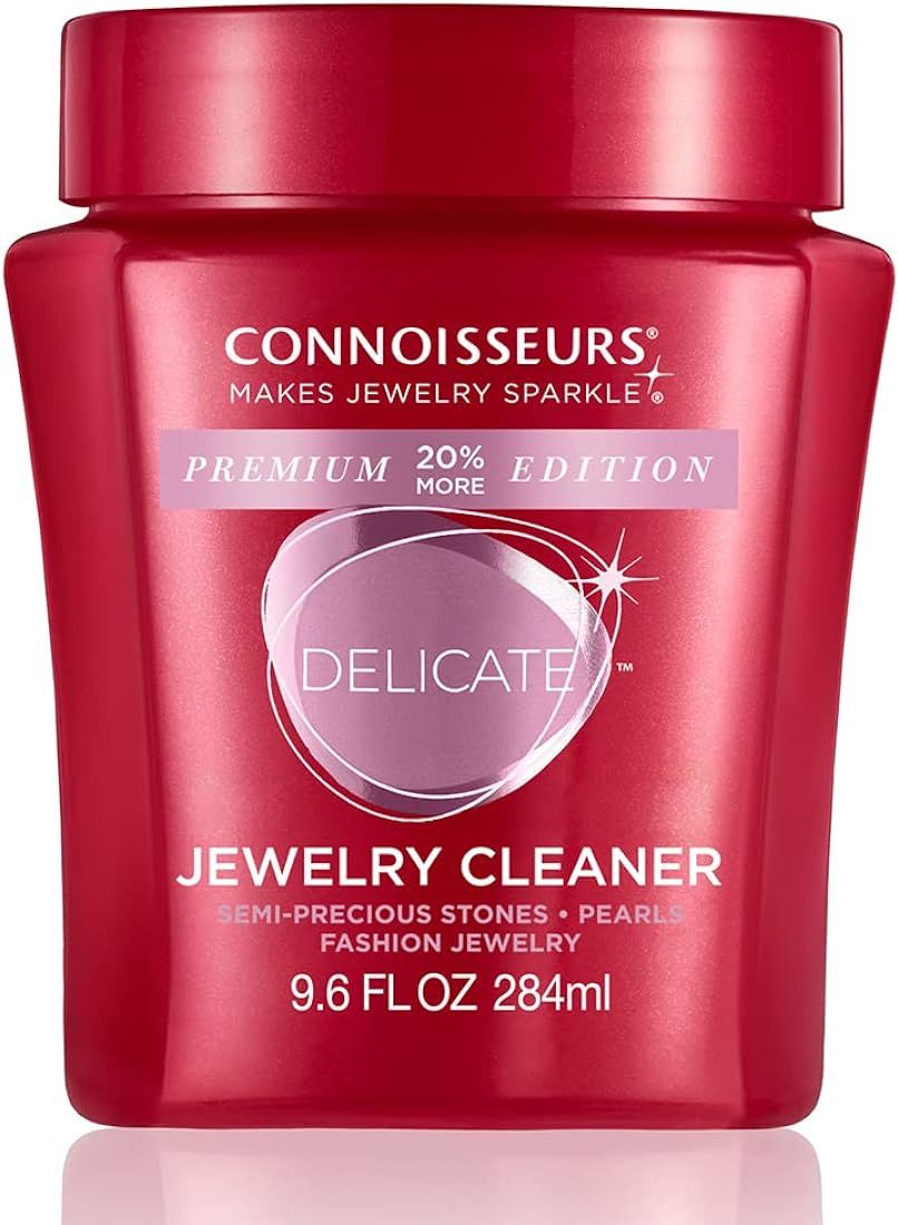 CONNOISSEURS New Premium Edition Fine Jewelry Cleaner Solution 9.6oz | Amazon (US)