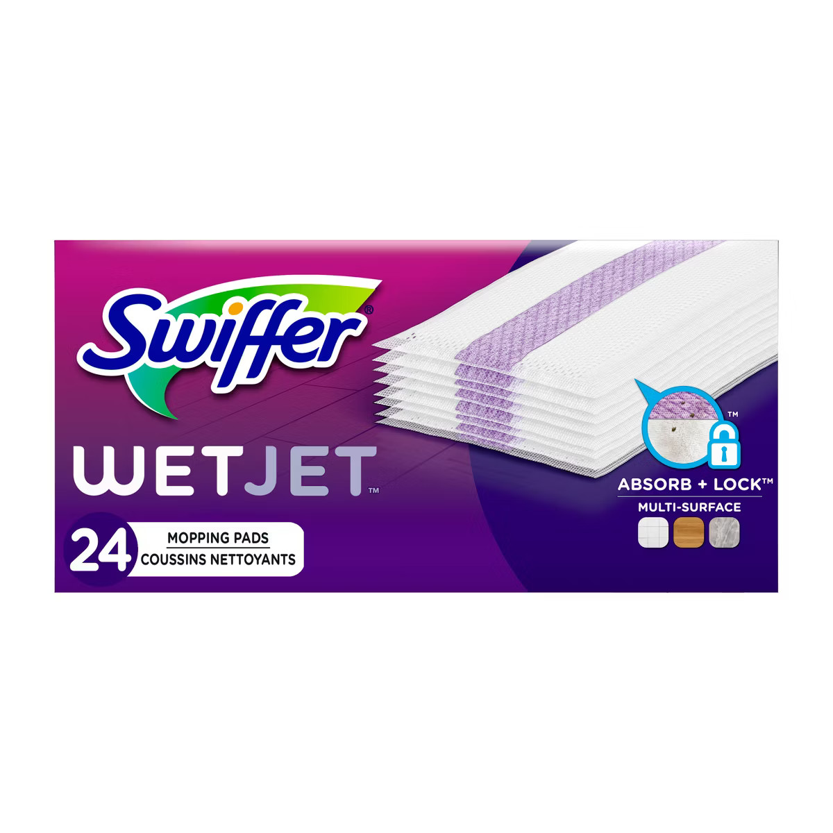 Swiffer WetJet Multi-Surface Floor Cleaner Spray Moping Pads Refill - Unscented | Target
