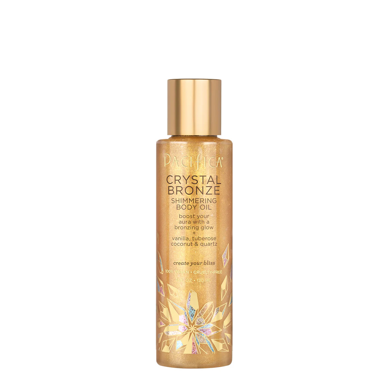 Crystal Bronze Shimmering Body Oil | Pacifica | Pacifica Beauty