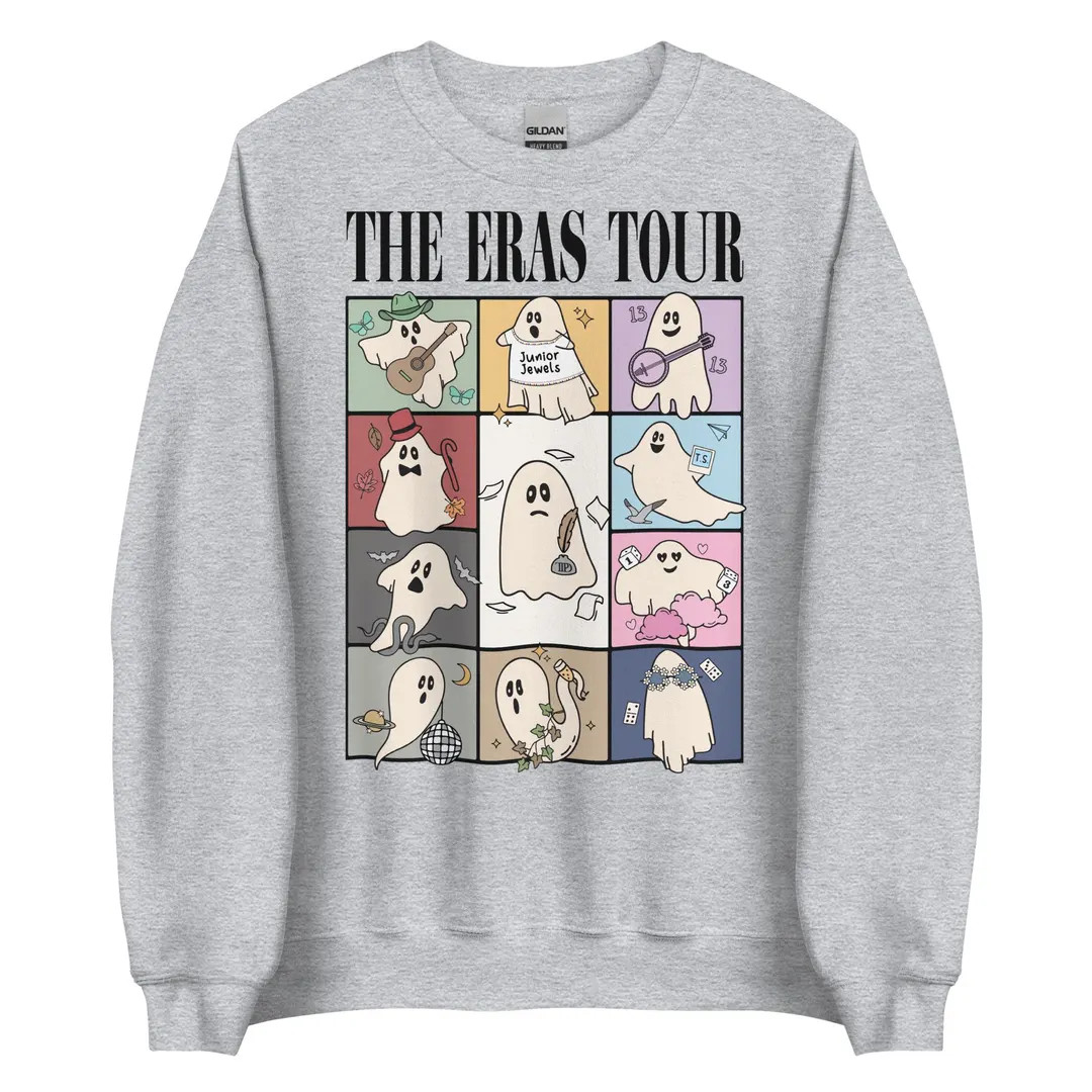 Eras Tour Ghosts Halloween Sweater, Taylor, Debut, Reputation, Tortured Poets, Costume, Fall, Red... | Etsy (US)