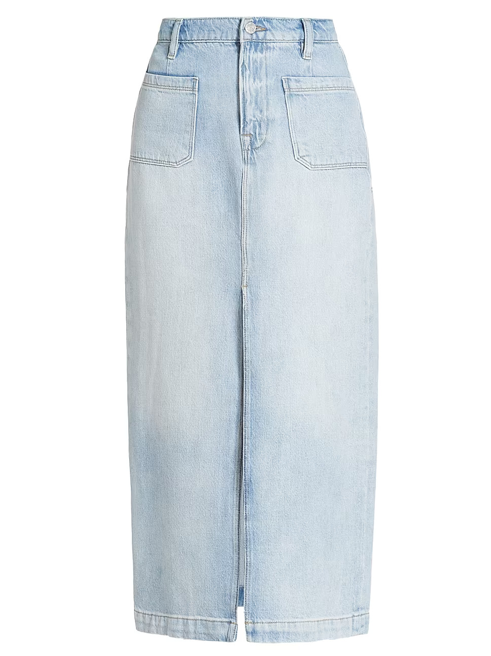 Le Bardot Denim Midi-Skirt | Saks Fifth Avenue