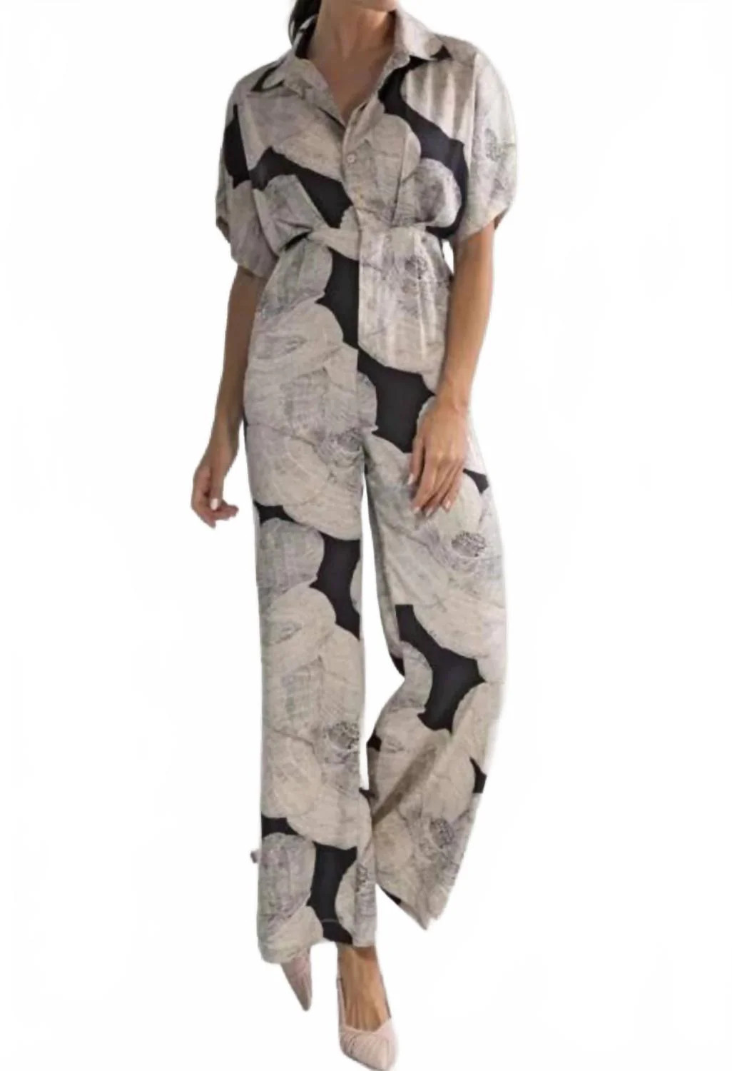India Jumpsuit In Black | Shop Simon