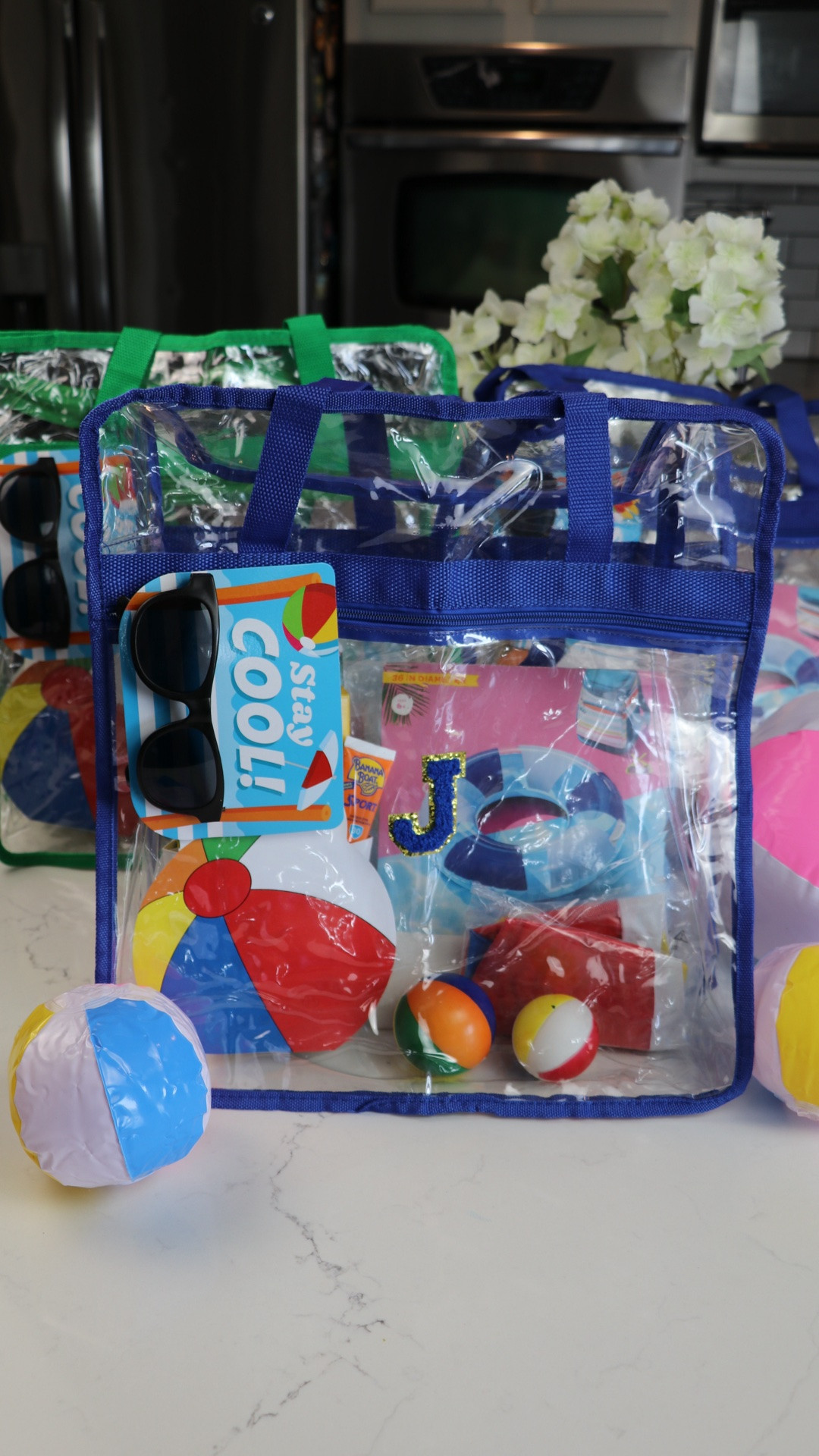 Beach bag favors to kick off summer!  Great for pool parties, end of school year gifts, or just to celebrate the start of summer.

#LTKSeasonal