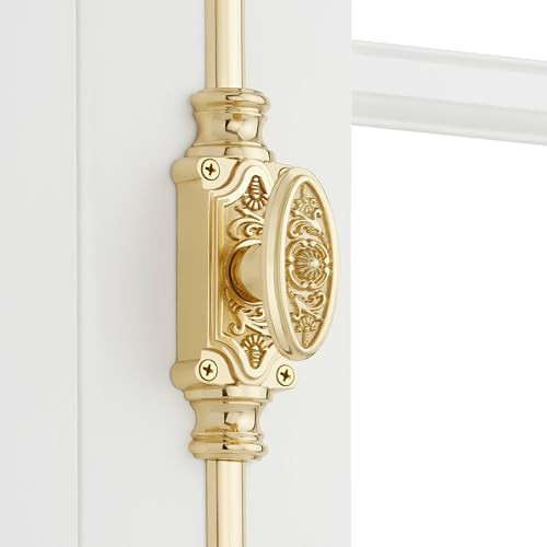 Signature Hardware 955211-1.56 Helmina 2 Inch Tall Cabinet Cremone Security Bolt - Polished Brass | Amazon (US)