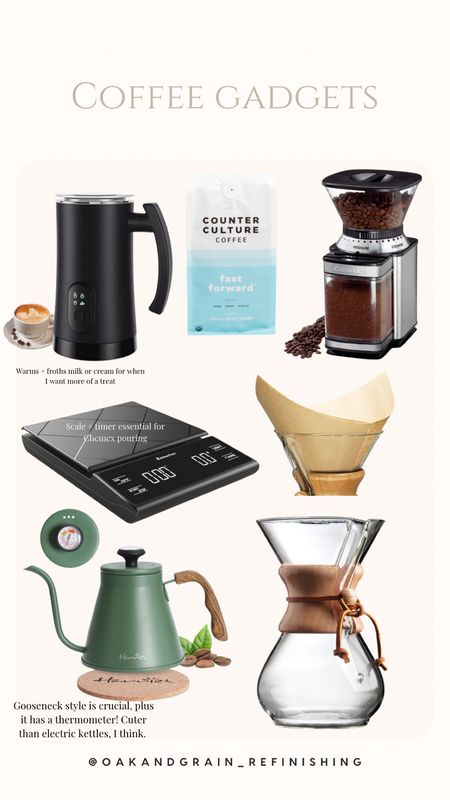 Coffee gadgets // coffee snob gifts // pour over coffee // chemex coffee // gourmet coffee time

#LTKGiftGuide