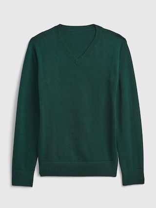 Kids 100% Organic Cotton Uniform Sweater | Gap (US)