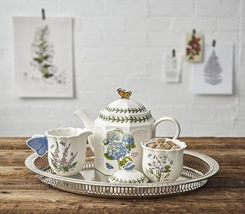 Portmeirion - Botanic Garden Bouquet Collection – 3 Piece Tea Set - Includes Teapot, Sugar Bowl... | Amazon (US)