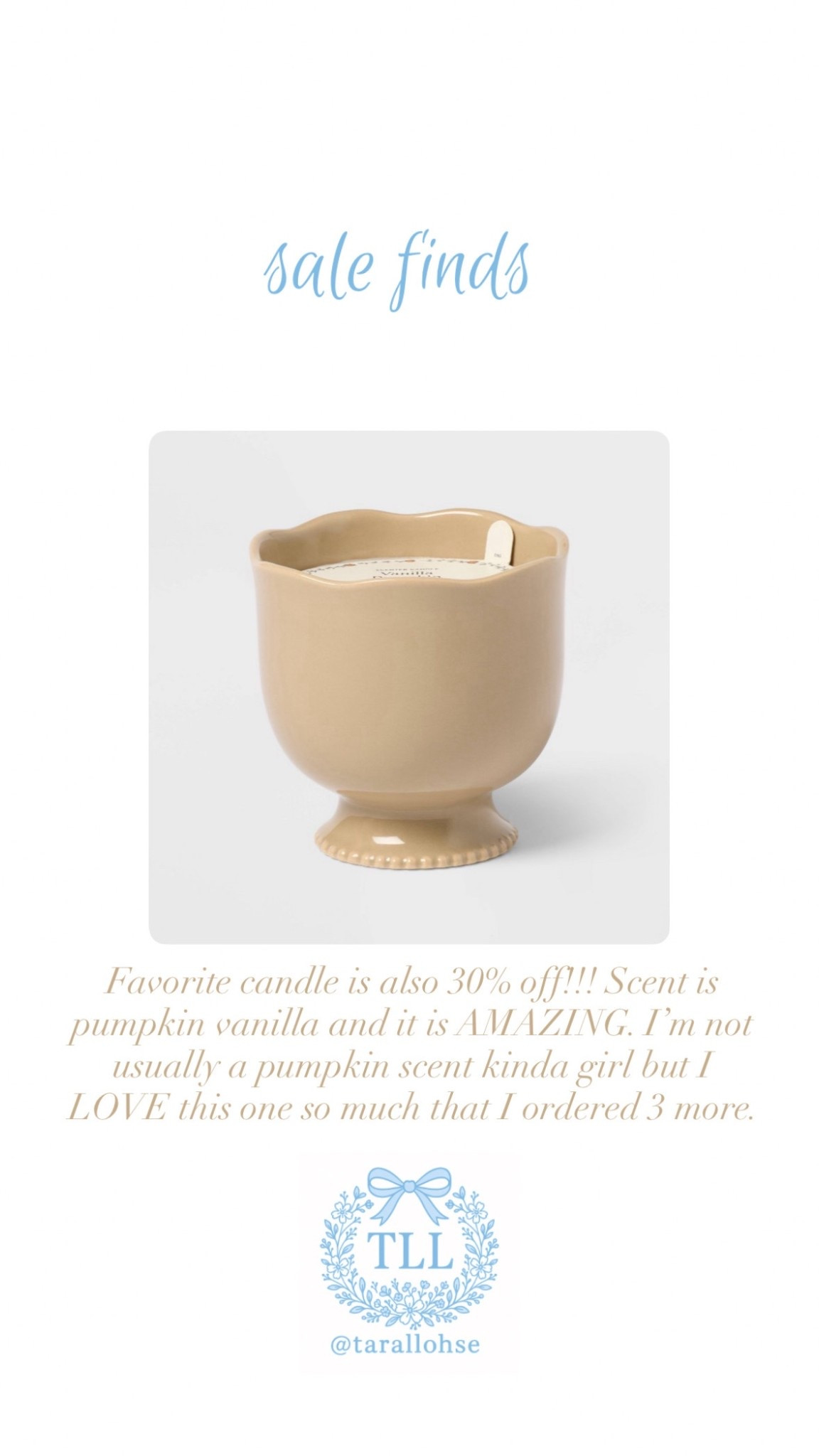 Under $7 and smells INCREDIBLE!!!

#LTKHome #LTKFallSale #LTKSaleAlert