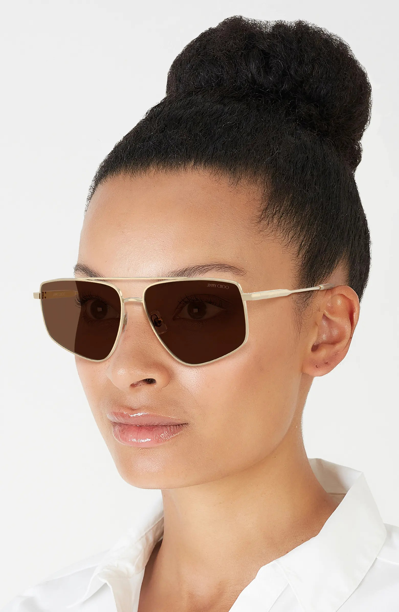Jimmy Choo 58mm Pilot Sunglasses | Nordstrom | Nordstrom