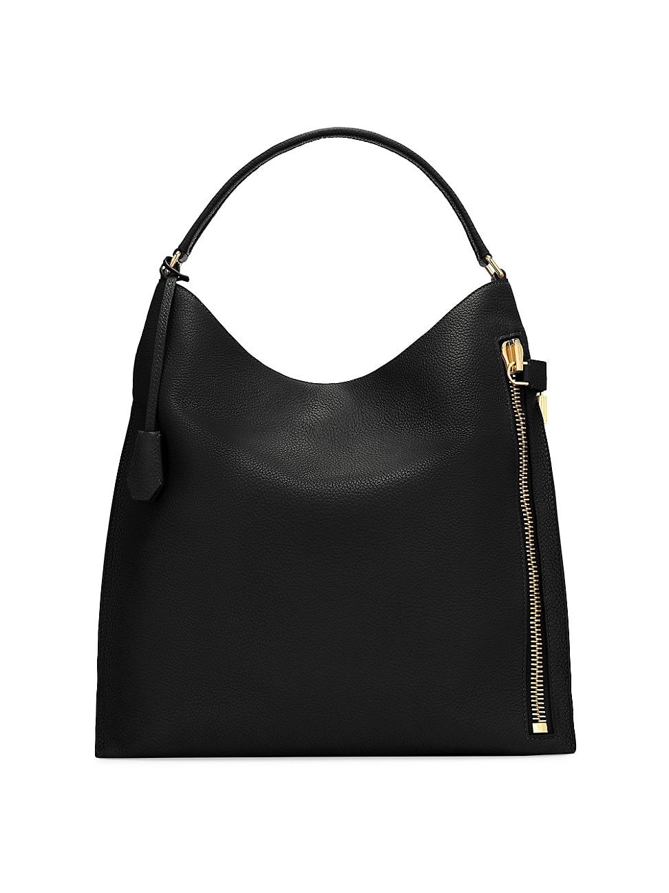 Women's Small Alix Leather Hobo Bag - Black - Black - Size Small | Saks Fifth Avenue