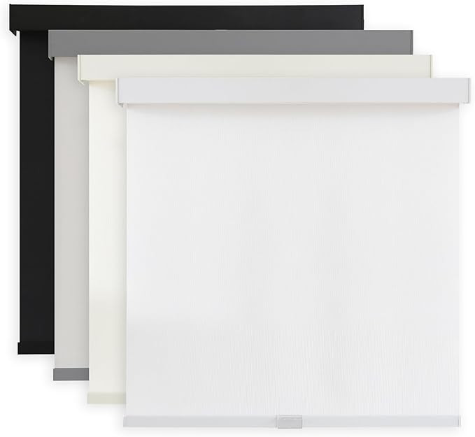 AOSKY Light Filtering Roller Shades Cordless Blinds for Windows, Free-Stop Shades with Valance, 9... | Amazon (US)