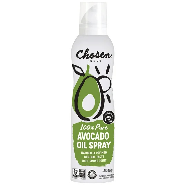 Chosen Foods 100% Pure Avocado Oil, 4.7 fl oz Cooking Spray, Non-GMO | Walmart (US)