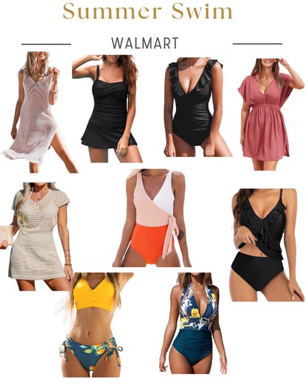 #walmartpartner I partnered with @walmartfashion and rounded up some cute swimwear! Perfect for summer! @walmart