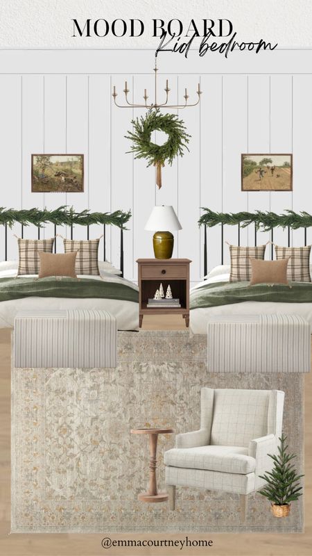 Kids (boy/girl) shared bedroom decorated and styled for the holidays! Mood board ideas from wayfair and target 

#LTKkids #LTKhome #LTKHoliday