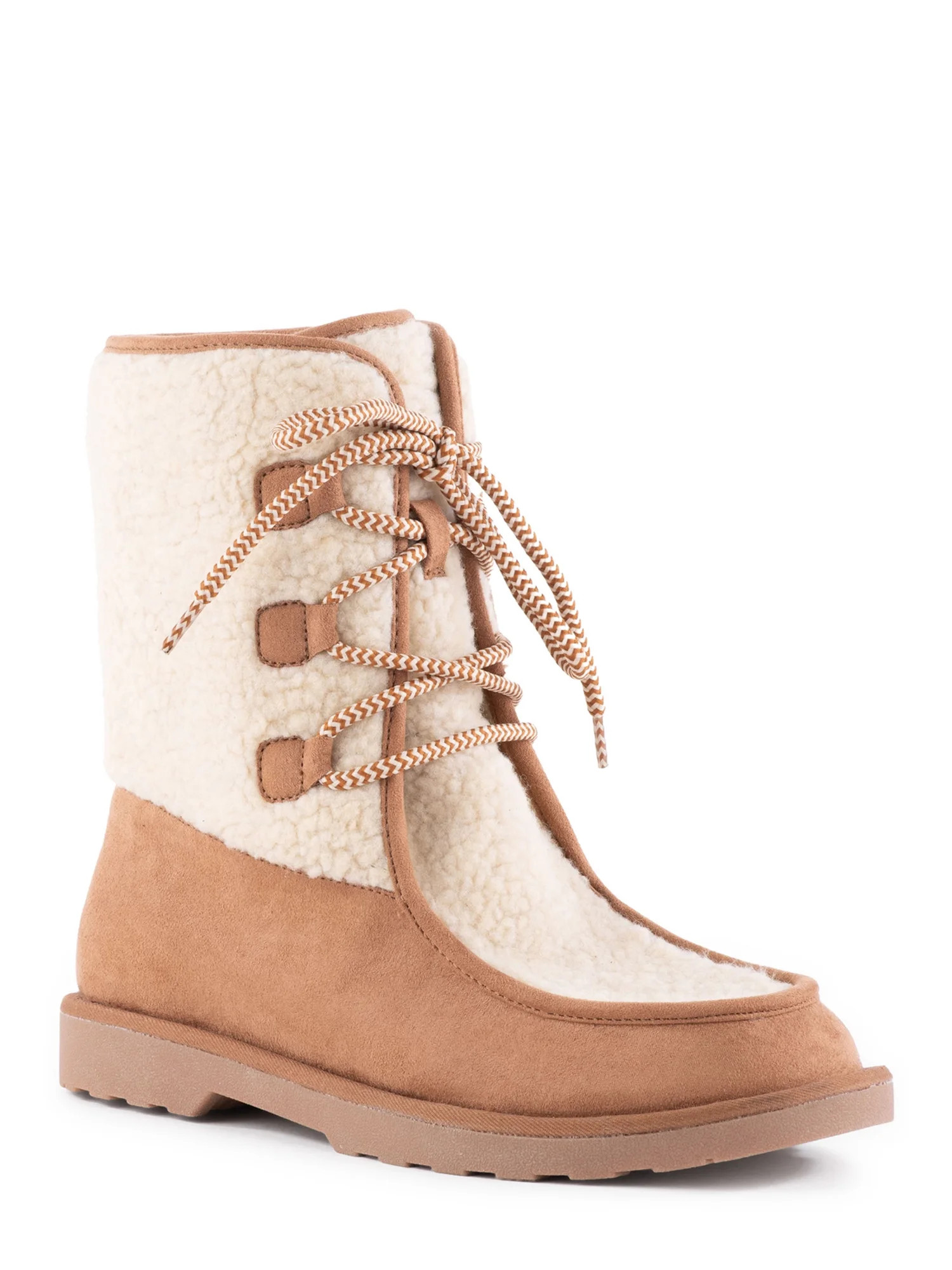 Portland Boot Company Women’s Faux Shearling Tall Boots - Walmart.com | Walmart (US)