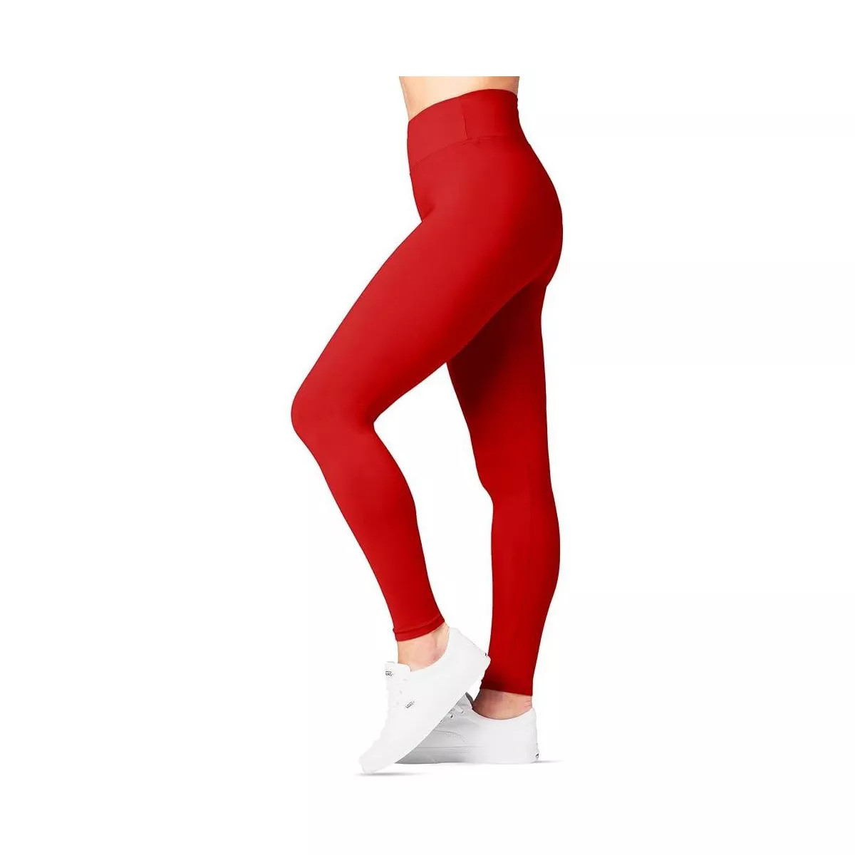 SATINA High Waisted Leggings for Women,Red | Target
