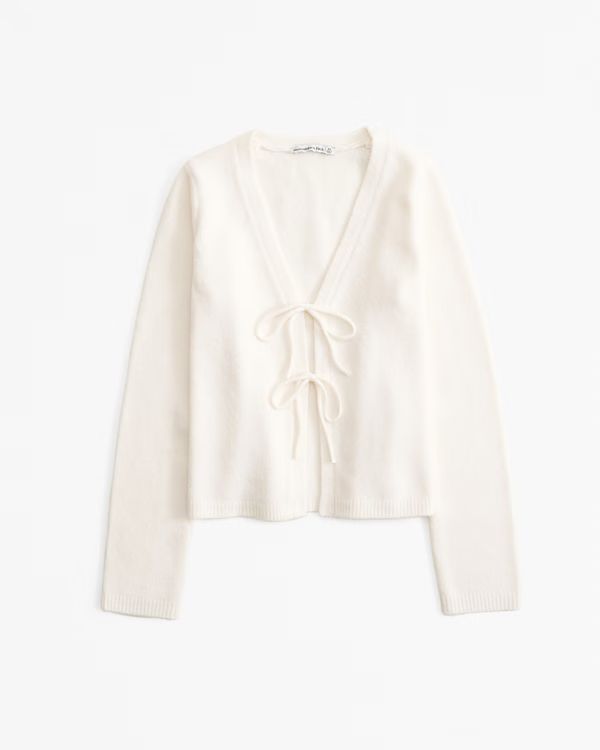 Tie-Front Cardigan | Abercrombie & Fitch (US)