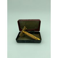 Vintage Gillette Gold Toned Double Edge Open Comb Safety Razor With Thin Blade & Original Storage Box | Etsy (US)