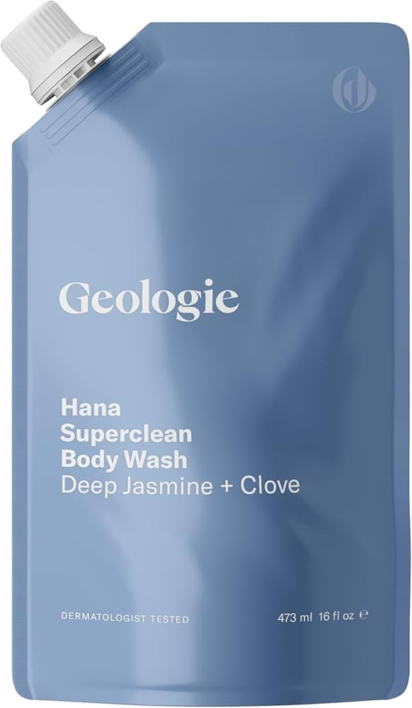 Geologie Hana Superclean Body Wash Refill Pack | Deep Jasmine + Clove Natural Scent | 16 fl oz Su... | Amazon (US)