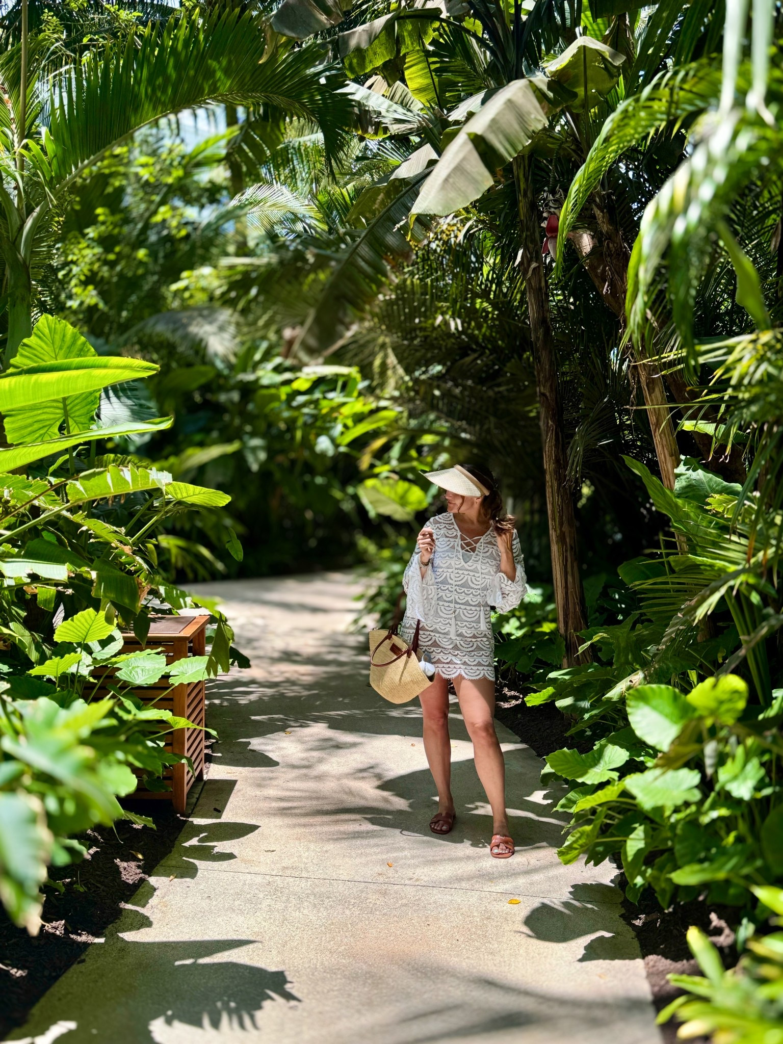 fave resort piece 💅 

wide brim visor, white patterned lace cover up dress, Sezane justine tote, baby blue one piece 

#LTKSwim #LTKTravel #LTKSummerEdit