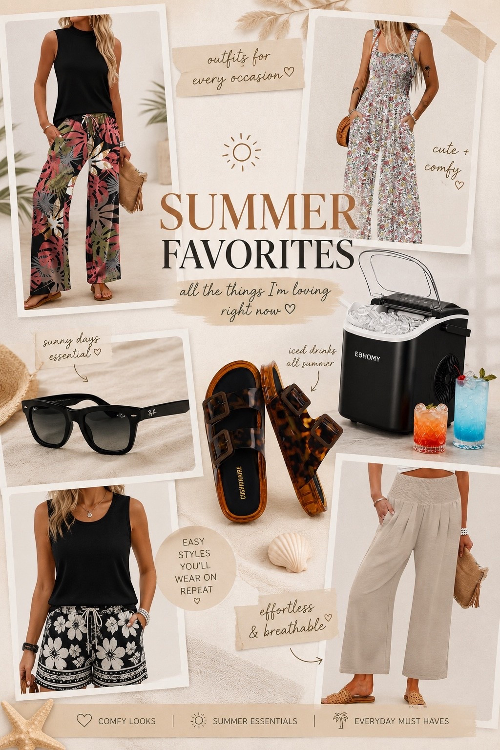 summer favorites lately ☀️🤍

easy outfits, comfy slides, iced drinks at home + little things making this season feel softer ✨

these are the pieces I keep reaching for on repeat lately… effortless, cozy & perfect for summer days 🌴

everything linked in my LTK + Amazon storefront 🤎

#SummerFavorites #AmazonFinds #SummerEssentials #CozyLifestyle #AmazonFashion #BeachStyle #SummerOutfits #VacationStyle #NeutralAesthetic #LifestyleCreator #AmazonHome #SummerVibes #LTKStyle #FoundItOnAmazon #ComfyStyle #WarmWeatherStyle #EverydayEssentials #AmazonDeals #SummerAesthetic #LTKCreator

#LTKgrwm #LTKdayinmylife #LTKmomlife