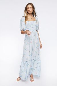 Floral Print Cutout Maxi Dress | Forever 21 (US)