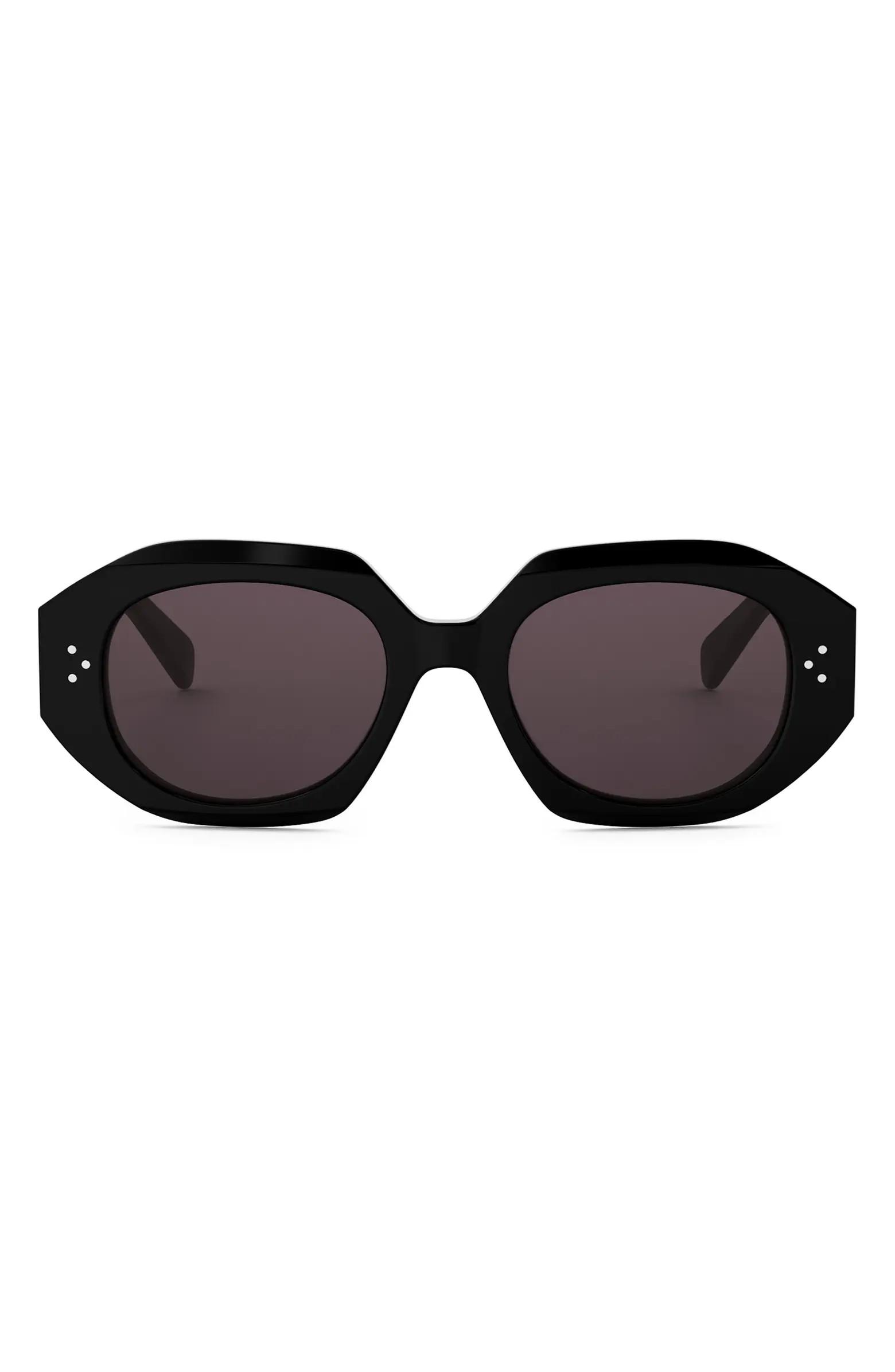 Bold 3 Dots 52mm Geometric Sunglasses | Nordstrom