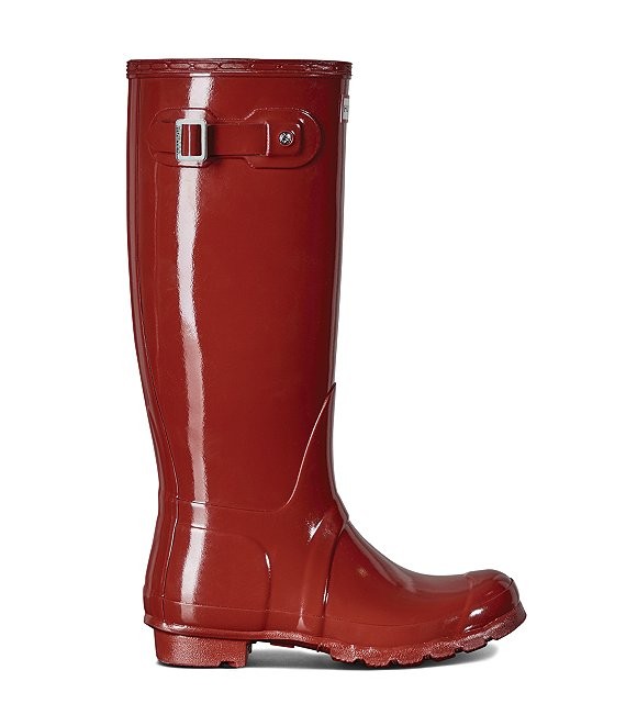 Women's Original Tall Gloss Buckle Strap Rain Boots | Dillard's