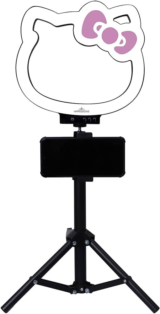 Impressions Vanity Hello Kitty 10 Inch RGB Desk Ring Light with Stand and Phone Holder, LED Selfi... | Amazon (US)