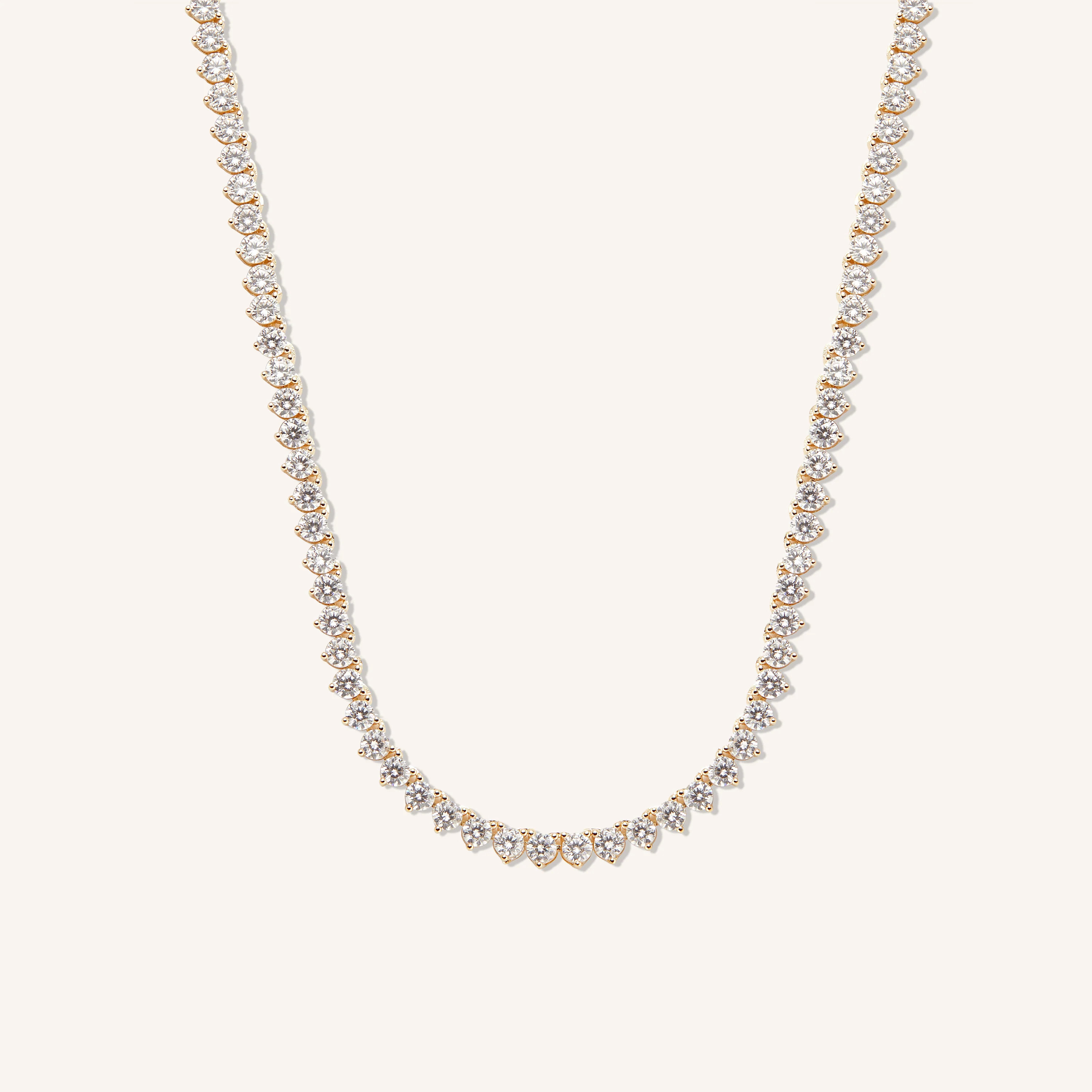 Sally Crystal Tennis Necklace | Victoria Emerson
