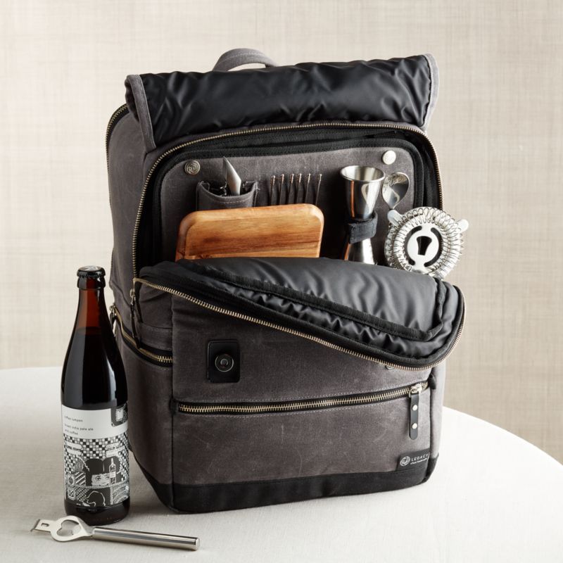 Outfitted Bar Backpack + Reviews | Crate & Barrel | Crate & Barrel