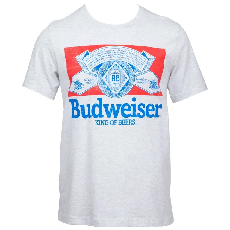 Budweiser Vintage Logo T-Shirt-3XLarge - Walmart.com | Walmart (US)