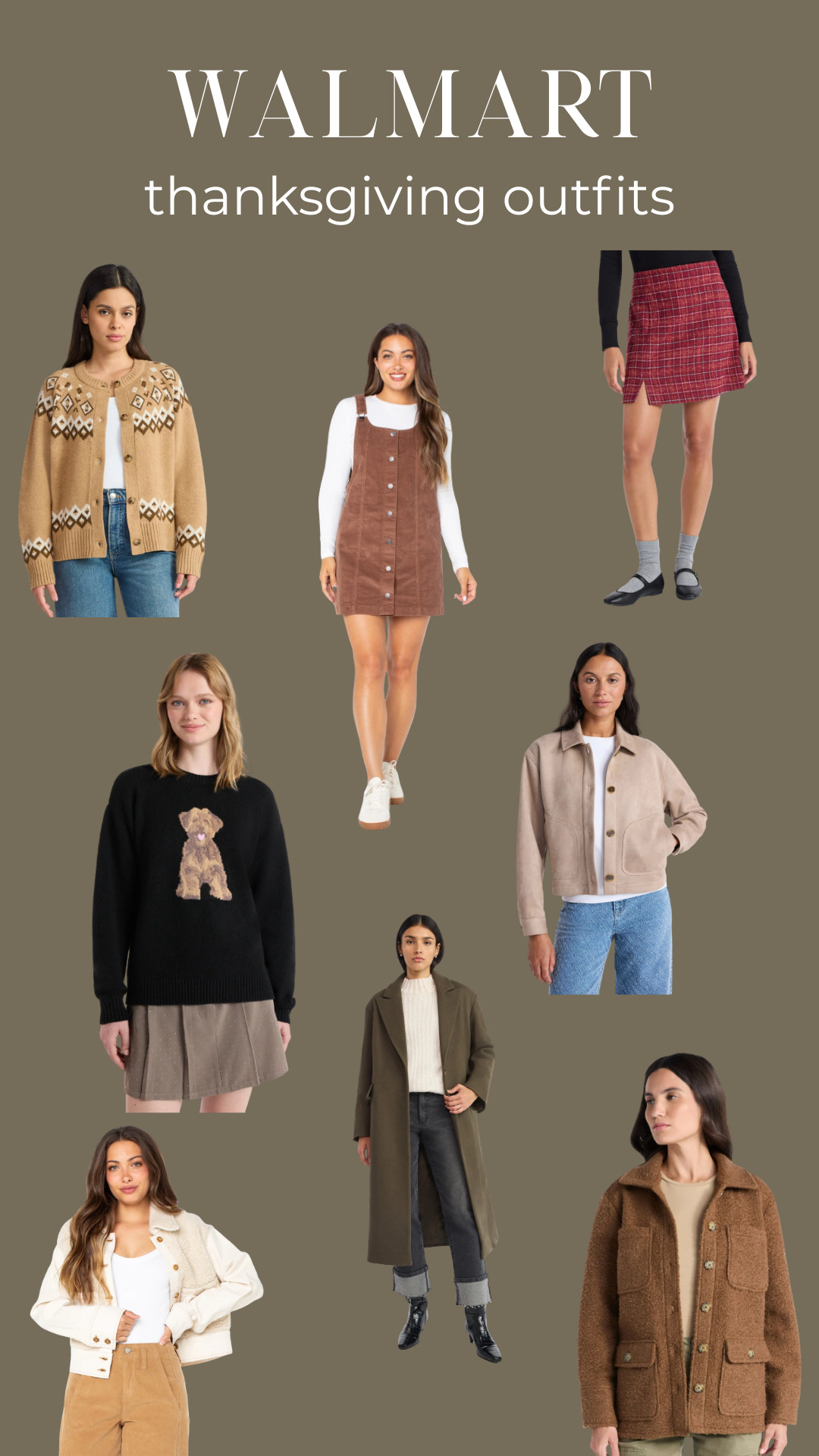 Walmart is hitting it out of the park with their apparel! These are perfect late fall/Thanksgiving looks! 

 #LTKHoliday #LTKSeasonal #LTKFindsUnder50