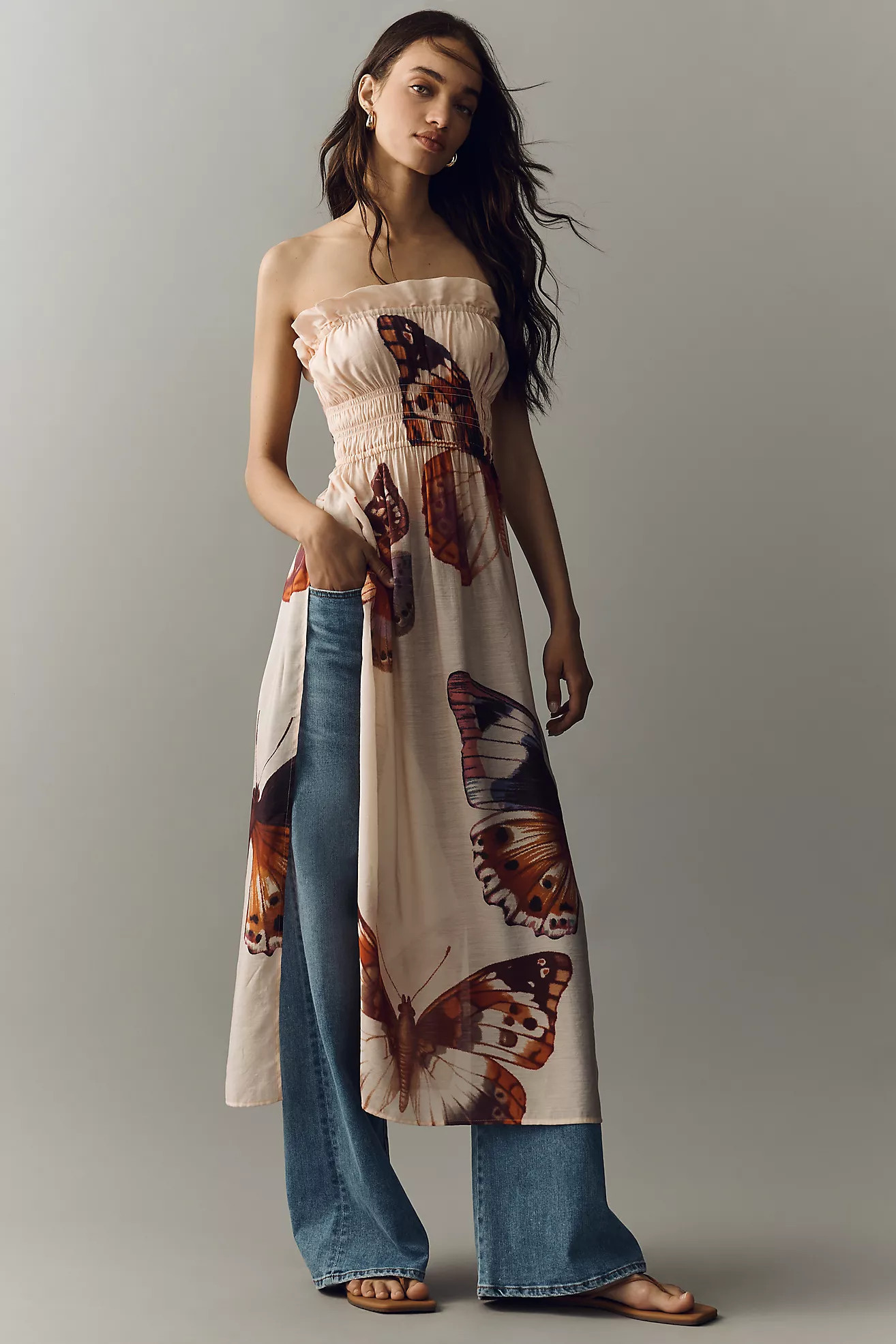 By Anthropologie Sheer Maxi Top | Anthropologie (US)