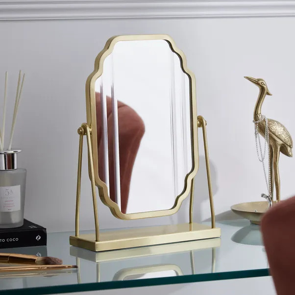 Equatorial Free Standing Dressing Table Mirror | Dunelm