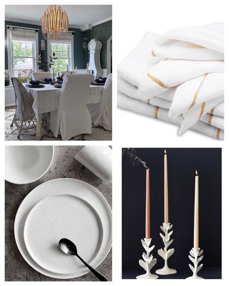 All the pretty things for the table and next level linens that elevate it all. 
.
#tablelinens #tablecloth #napkins 

#LTKhome #LTKFind #LTKstyletip
