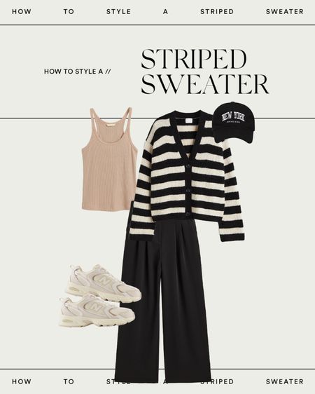 How to style a striped sweater 