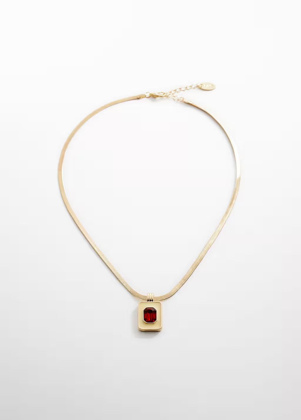 Faceted crystal necklace -  Women | Mango USA | MANGO (US)